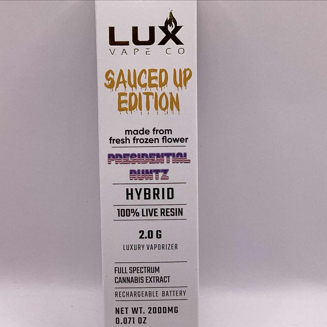 Lux - Disposable - Presidential Runtz - 2G