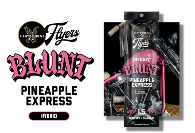 Claybourne Co. - Pineapple Express - Infused Preroll Blunt - 1.5g - Hybrid