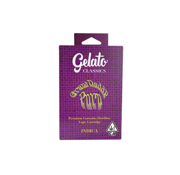 Gelato - Grand Daddy Purp Classics Indica Vape Cartridge 1g