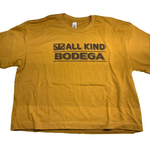All Kind Bodega Crop Top (Mustard Yellow) 3XL