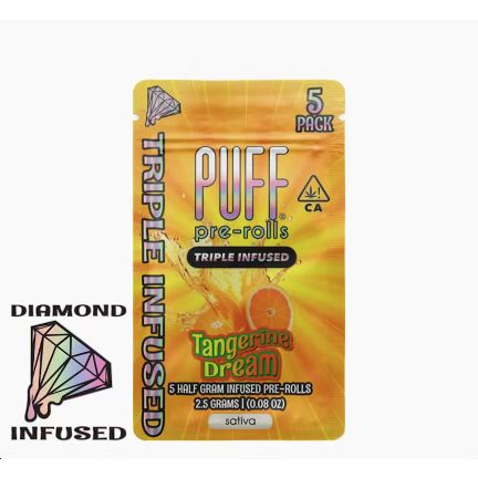 Tangerine Dream - 5pk Diamond Infused Prerolls