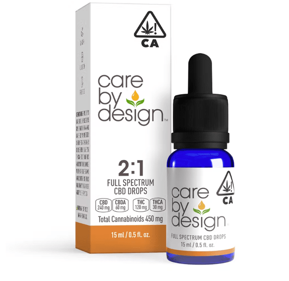 Care By Design : Refresh Drops 2:1 15ml : Tincture Full Spectrum CBD