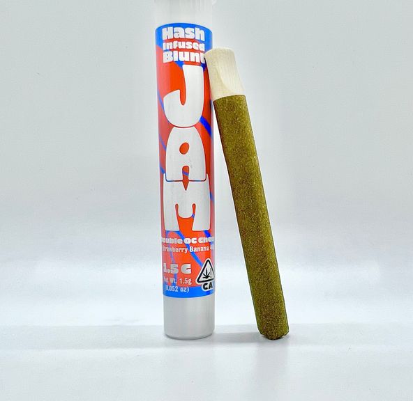 1.5g Double OG Chem x Strawberry Banana (Hybrid) Hash Infused Blunt - Jam