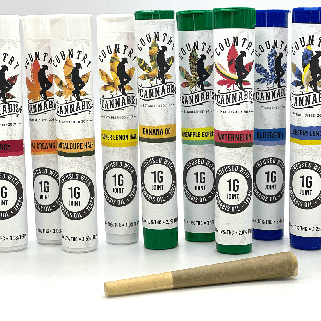 Country Cannabis - 1G Infused Pre-Roll - Desert Cooler (H)