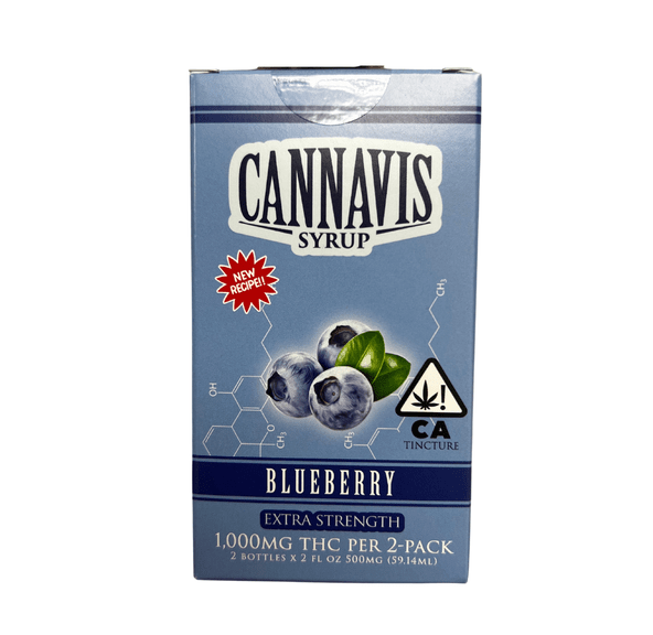 Cannavis - 1000mg Blueberry Syrup (2-pack)