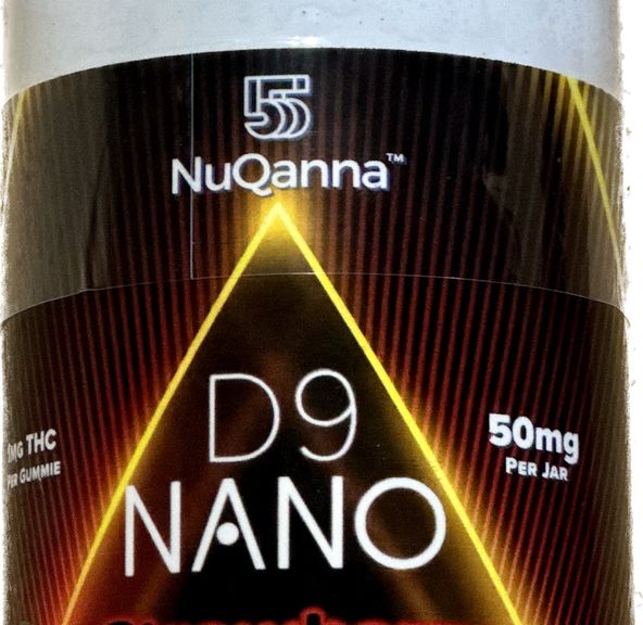 NuQanna Gummy: D9 Nano Strawberry 1mg/50pk
