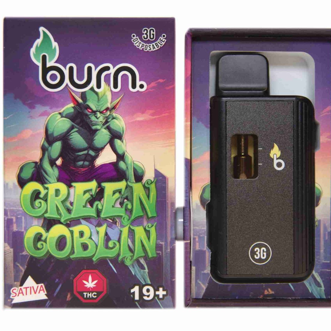 3 Gram Burn Disposable – Green Goblin (3 Gram)