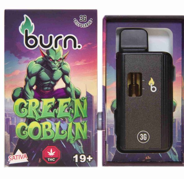 3 Gram Burn Disposable – Green Goblin (3 Gram)