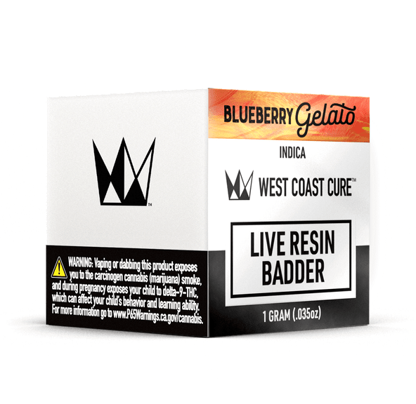Blueberry Gelato - 1g Live Resin Badder