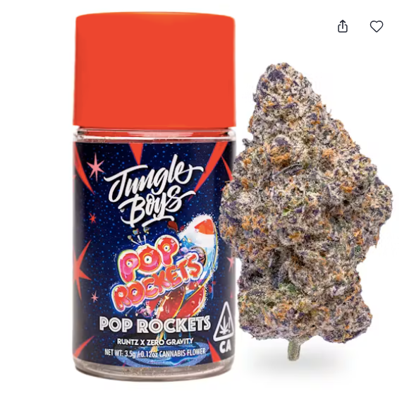 Jungle Boys - Pop Rockets - 3.5g Jar
