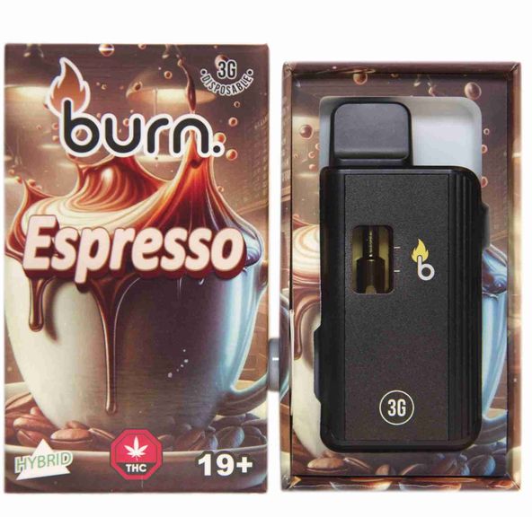 3 Gram Burn Disposable – Espresso (3 Gram)