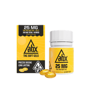 ABX 25mg THC Soft Gels 10ct