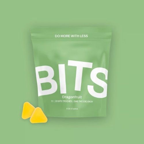 BITS | Dragonfruit LOL 1:1 CBC:THC | 20pk 100mg edible