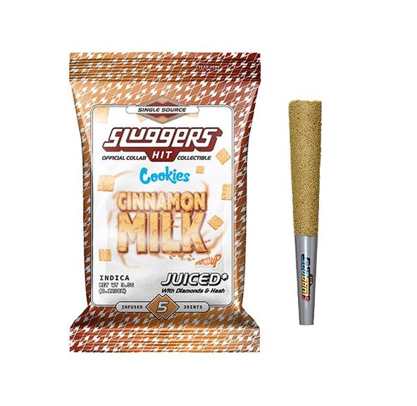 Sluggers Cinnamon Milk .7g Diamond Infused Preroll 5pk 48.2%