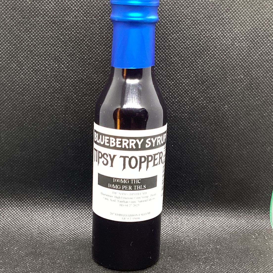 207 Edibles- Blueberry Drizzle- Topper- Nano- 100mg