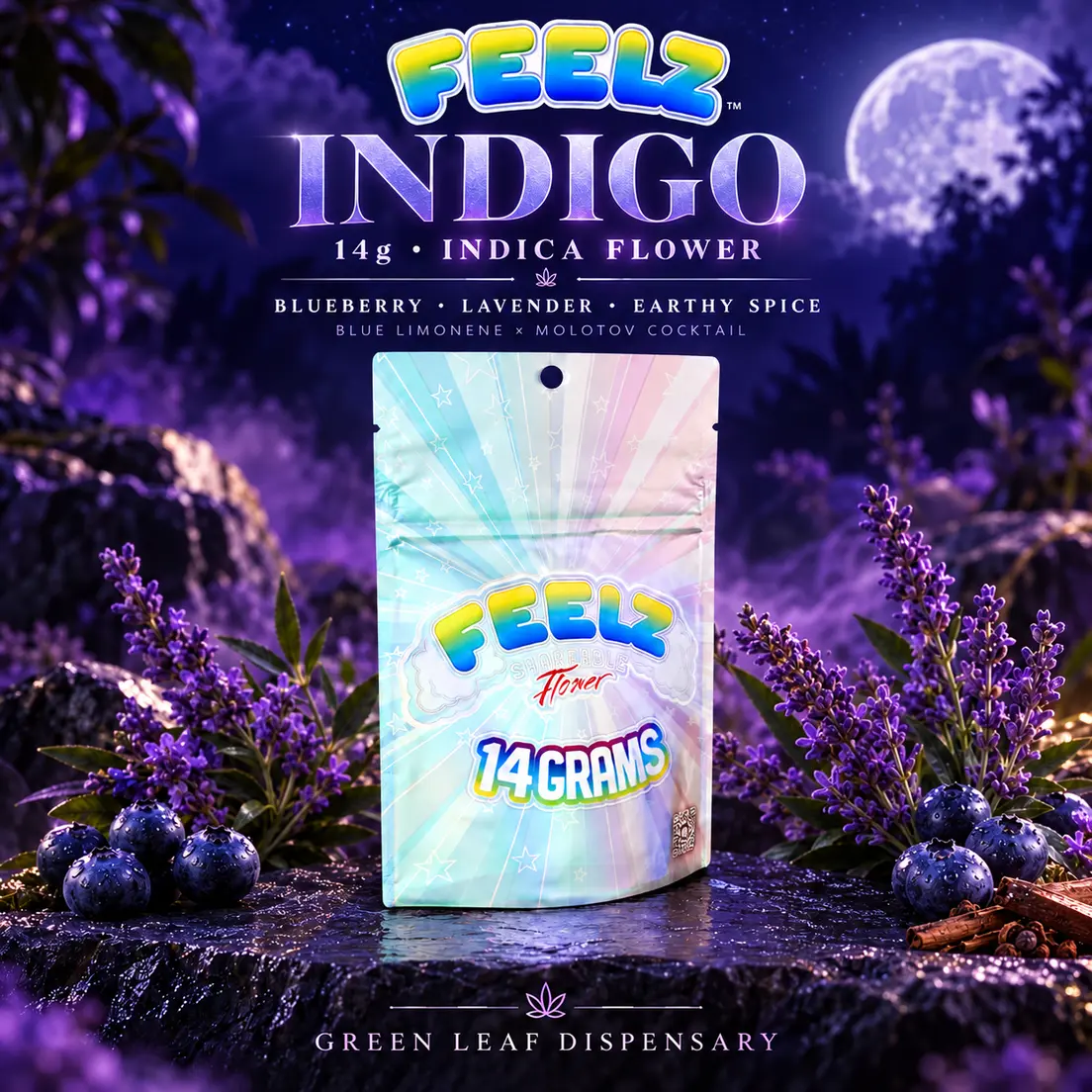 Feelz 14g Bag - Indigo