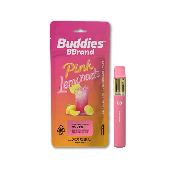 Buddies AIO Vape Pink Lemonade 1g