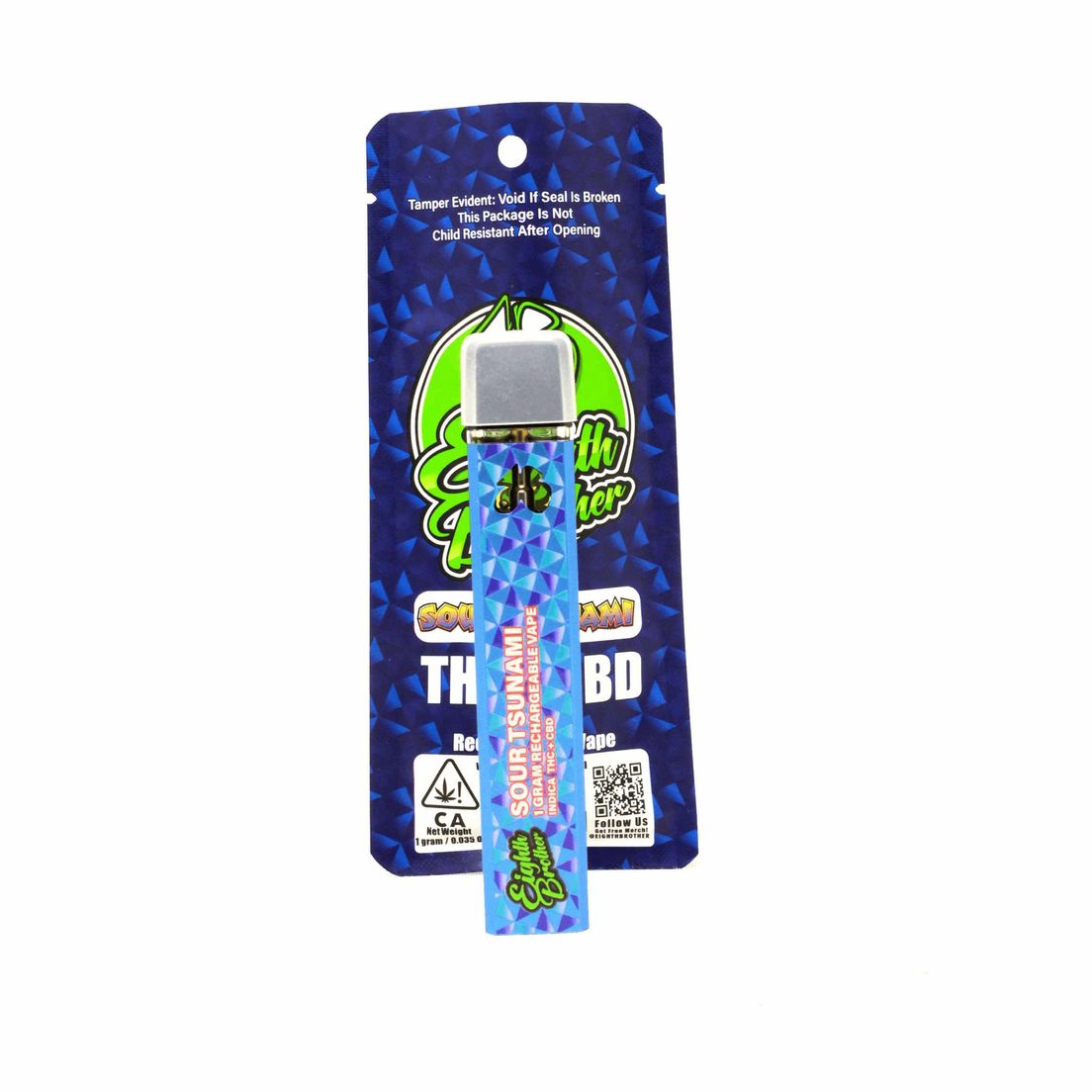Eighth Brother- SOUR TSUNAMI 1G THC:CBD ALL-IN-ONE VAPE