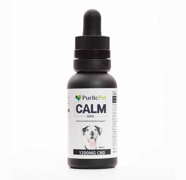 1200mg CBD Pet Remedy Tincture by Purlic