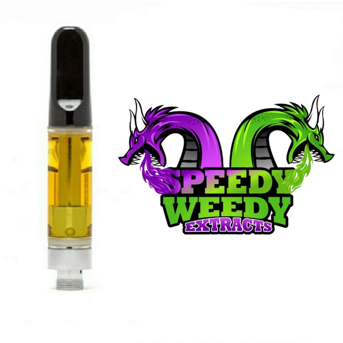 1. Speedy Weedy 1g THC Vape Cartridge - Ghost Train Haze (S) 3/$60