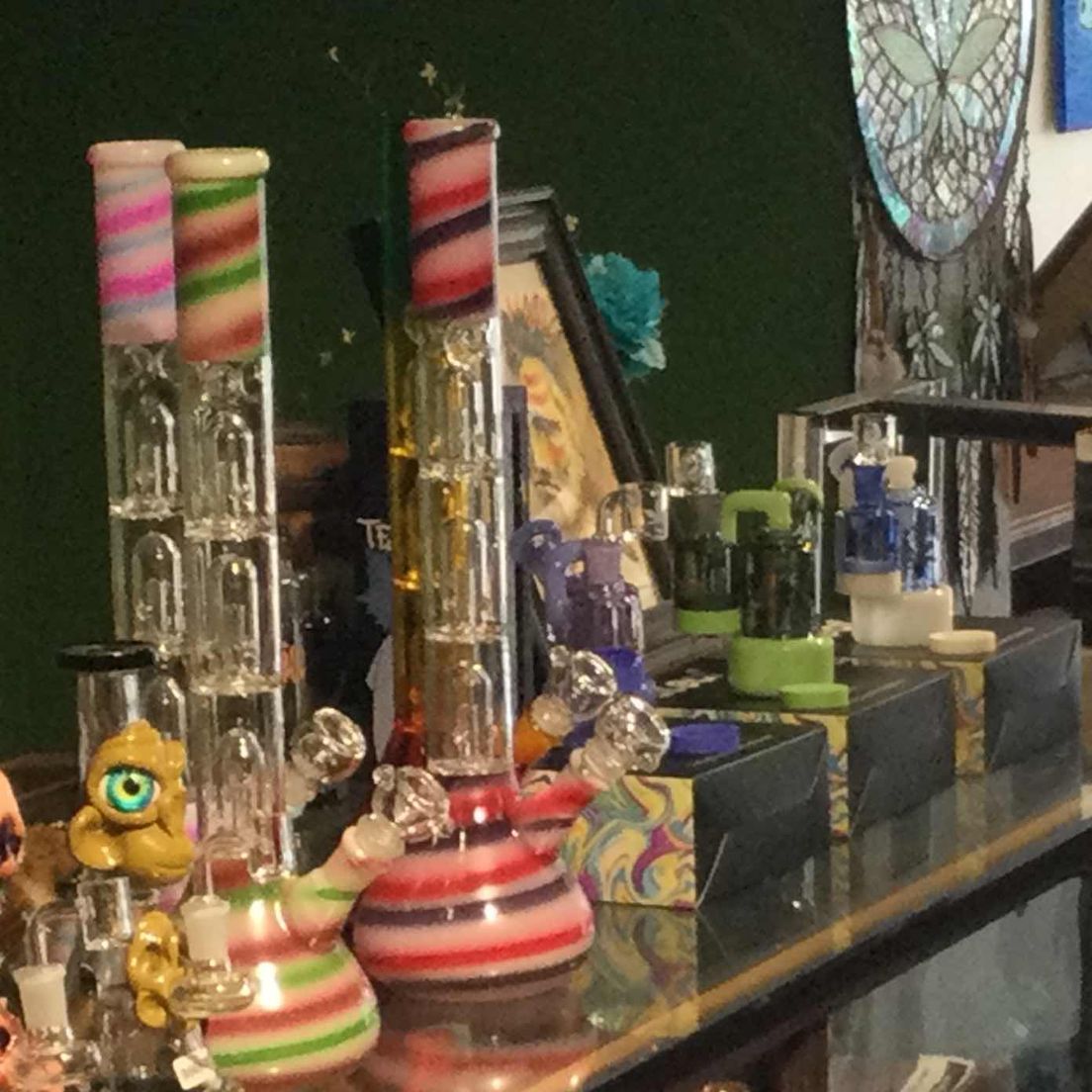 3 Chambered Tie Dye Bong