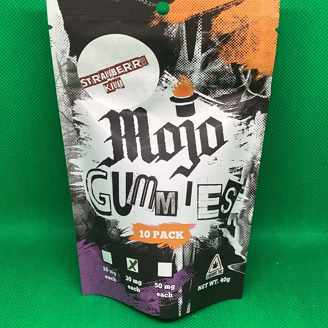 Mojo Medibles- Strawberry Kiwi- Gummies- 300mg