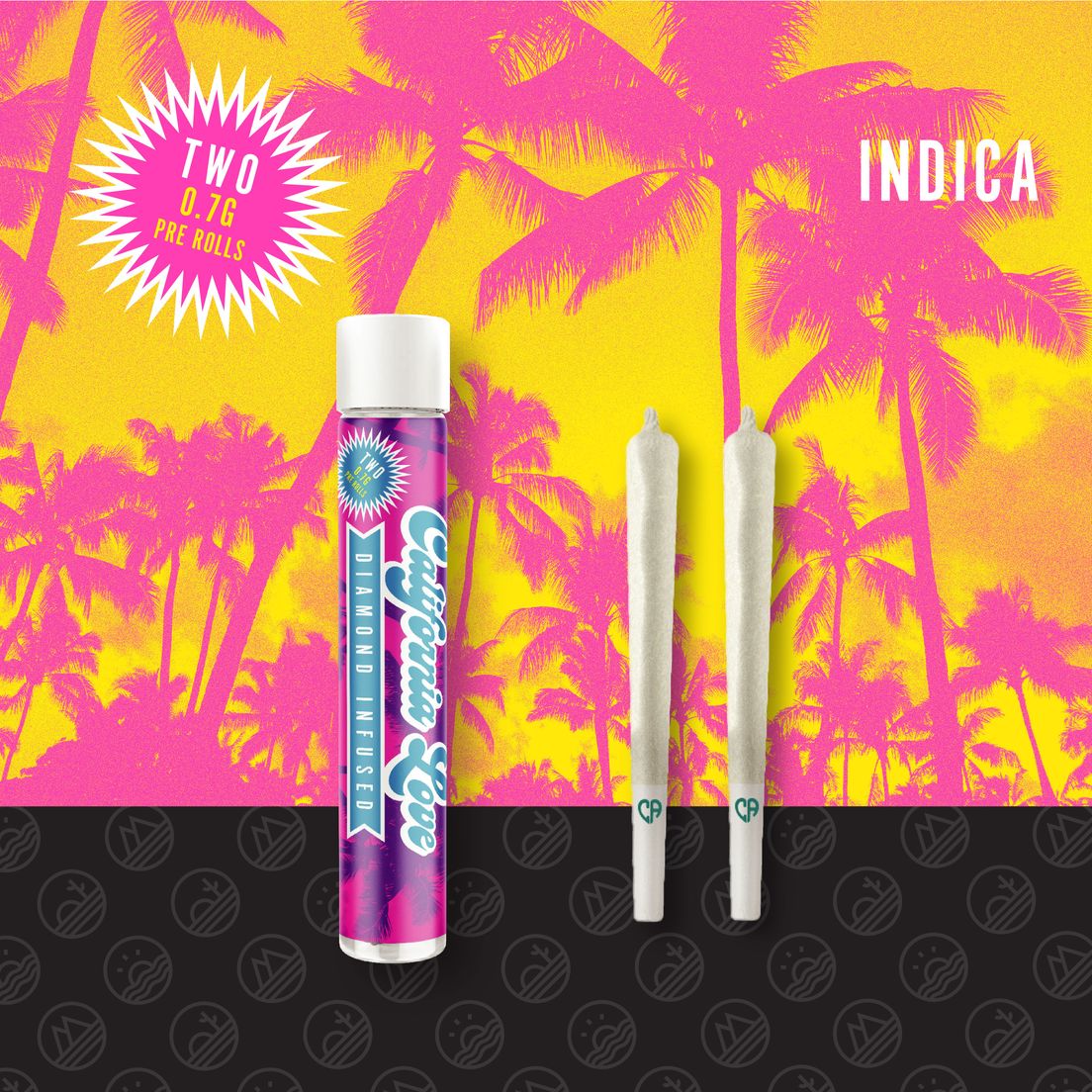 California Love Infused Pre-roll 2pk Gush Mints 1.4g