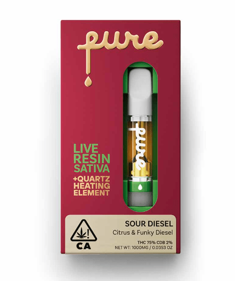Pure- Sour Diesel Live Resin Cartridge 1g (S)