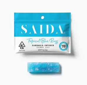 Gummy Bar - Tropical Blue Razz 100mg 13.00 g