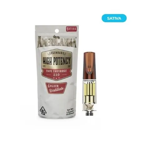 AmeriCanna - Orange Soda High Potency Distillate Vape Cart 1g