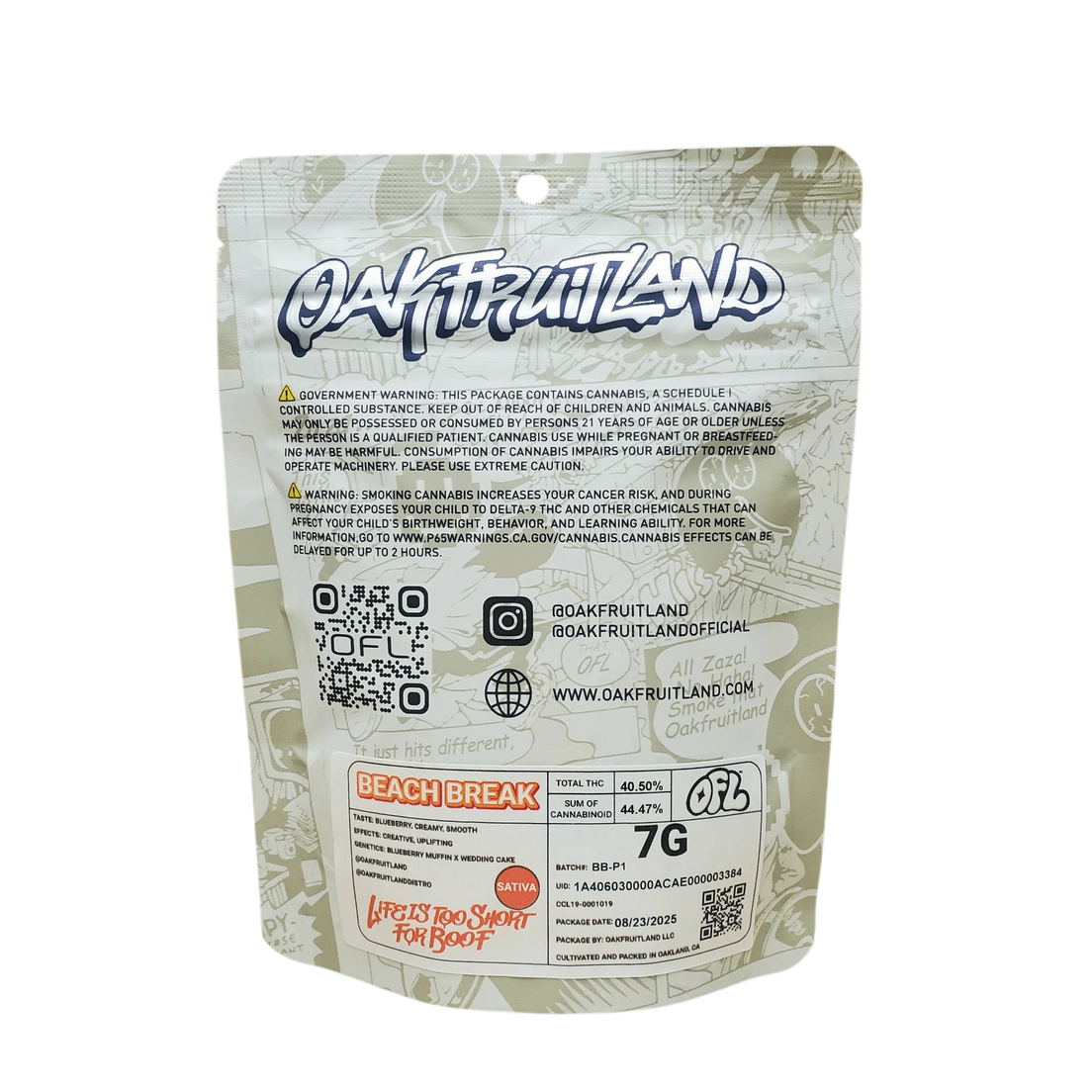 Oakfruitland - Beach Break 7g