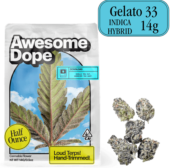 Awesome Dope | Flower | 14g | Smalls | Gelato 33