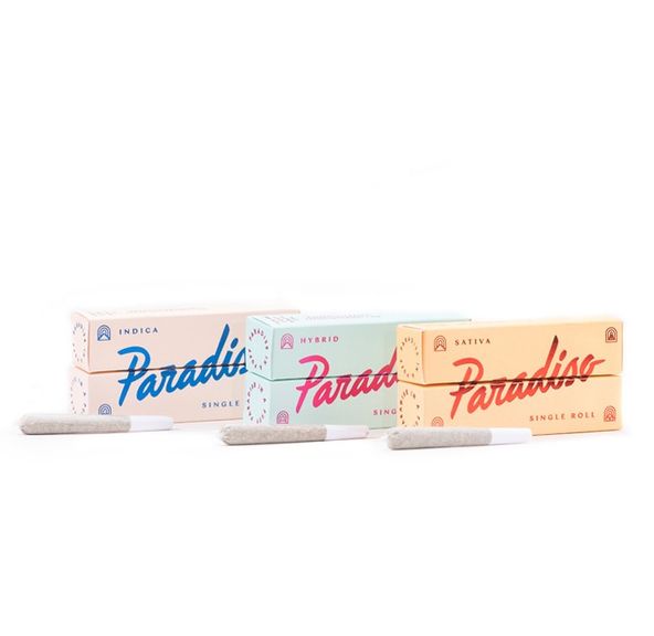 1. Paradiso BOGO Product .7g Hash Infused Pre Roll - Pina Guava (I) (BUY 1, GET 1 FOR A PENNY)
