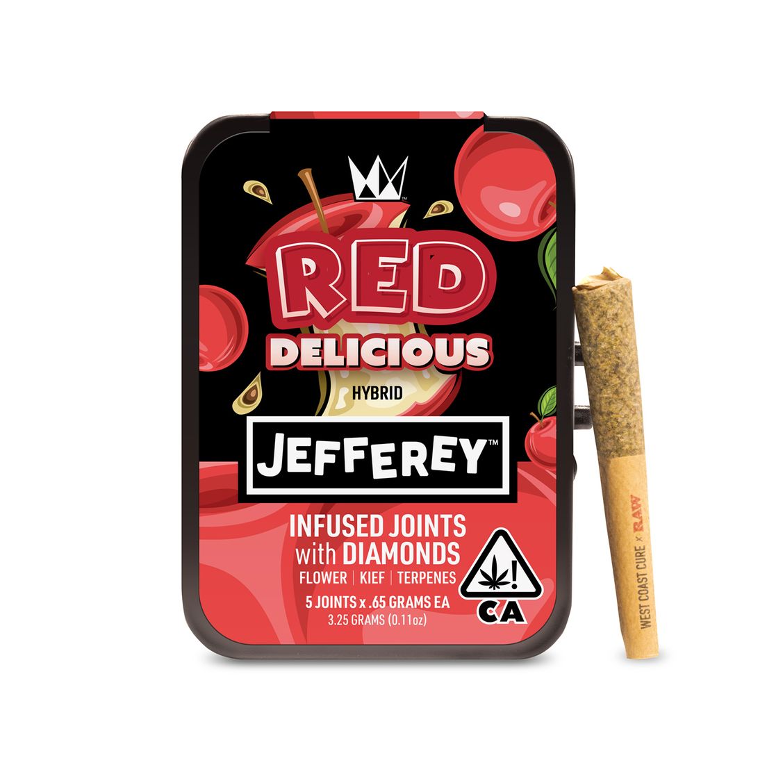 Red Delicious - Jefferey Infused Joint .65g 5 Pack