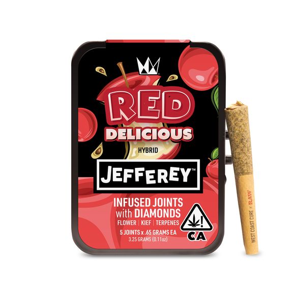 Red Delicious - Jefferey Infused Joint .65g 5 Pack