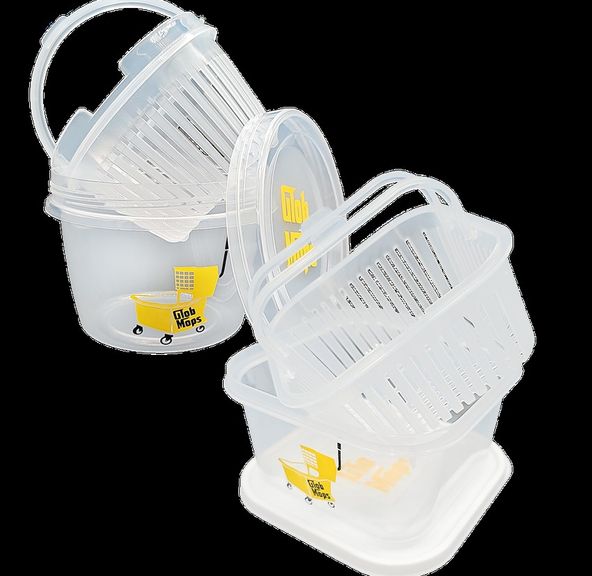 AFG- Glob Mops Mop Bucket Cleaning Container | Square