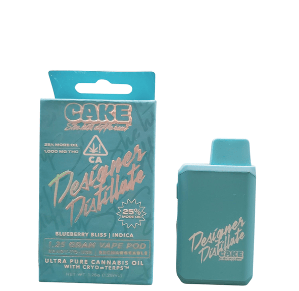 Cake - Blueberry Bliss Designer Distillate Disposable Vape 1.25g