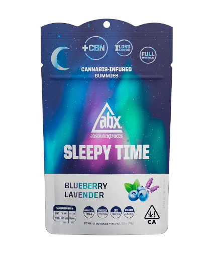 [ABX] CBN Gummies - 2:1 - Sleepy Time Blueberry Lavender (I)