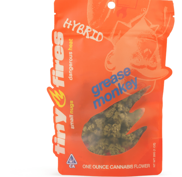 Tiny Fires | Flower | 28g | Smalls | Grease Monkey