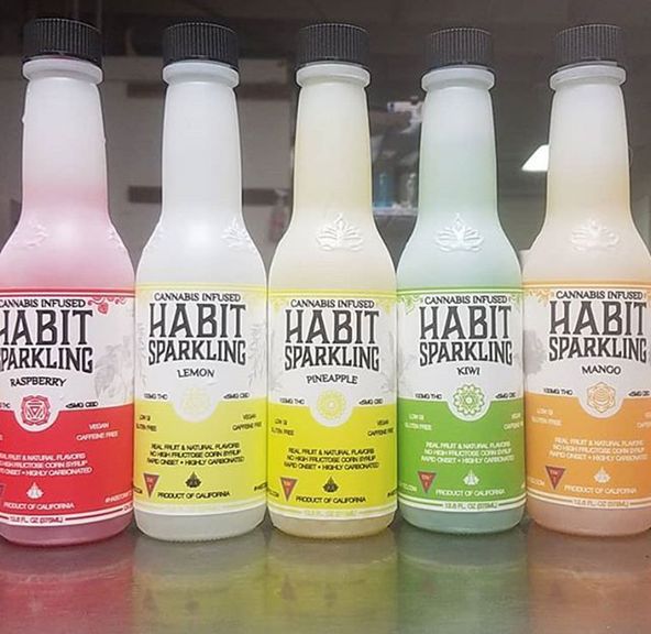Habit - Sparkling Cooler - 100mg - Pineapple
