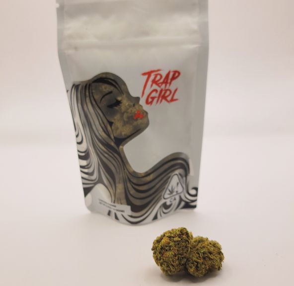 *Deal! $75 1/2 oz. Blue Dynamite (29.64%/Indica) - Trap Girl
