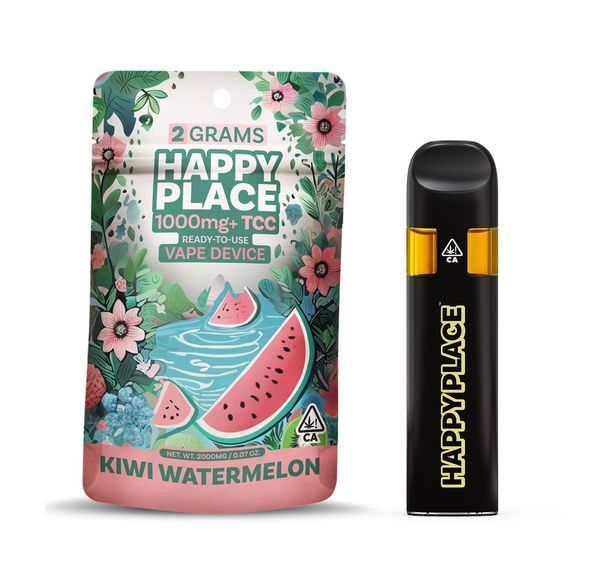 Happy Place AIO Vape Kiwi Watermelon 2g