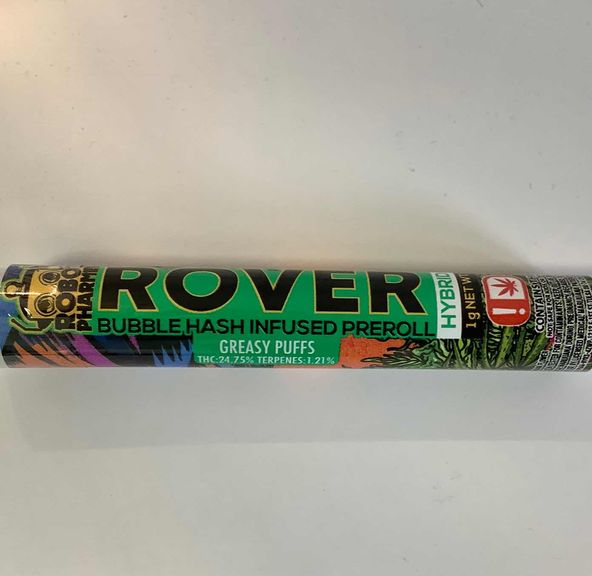 Robot Pharmer 1g ROVER preroll Greasy Puffs