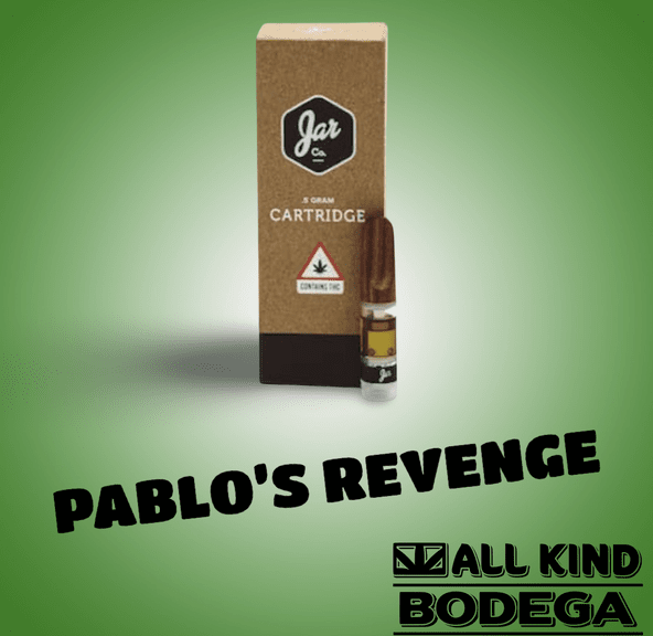 Pablo's Revenge Live Resin .5g Vape Cart (@jarcannabis2.0)
