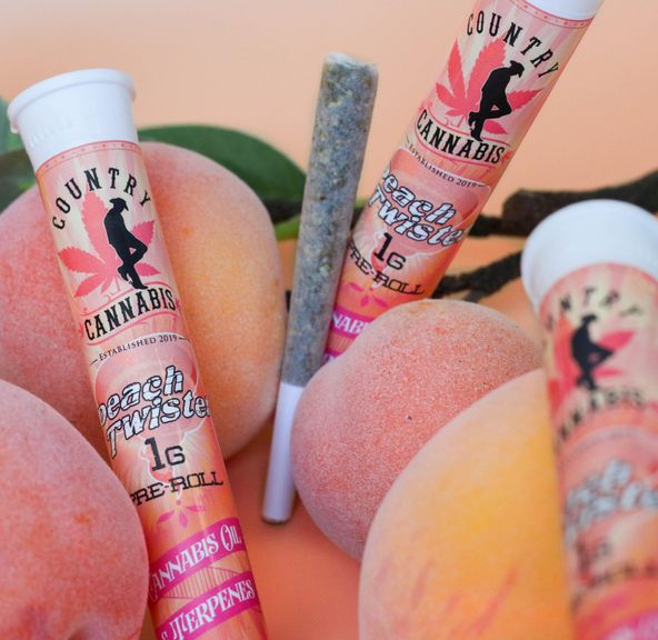 Country Cannabis - Infused Pre-Roll - Peach Twister