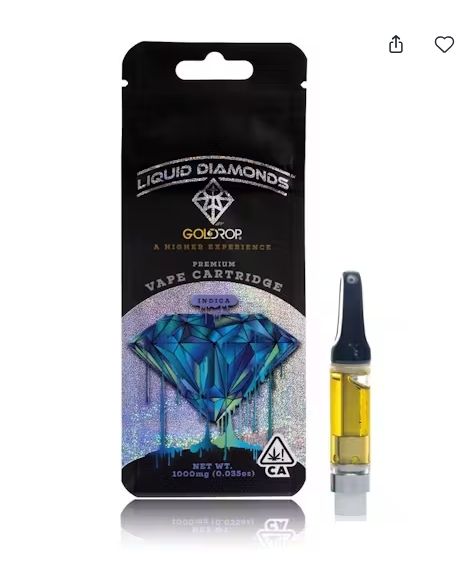 Gold Drop - Kushlato Liquid Diamonds Vape Cart 1g