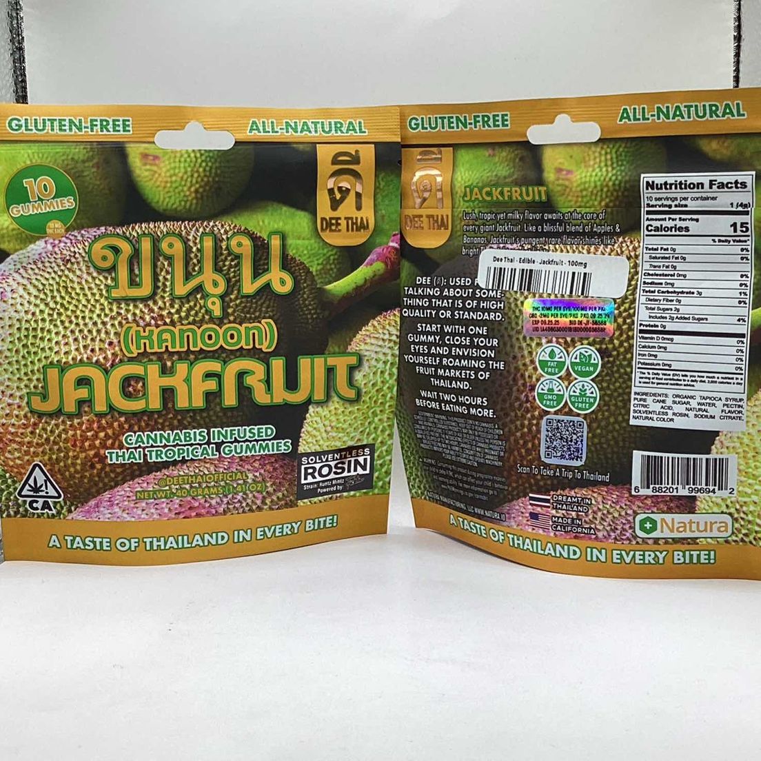 Dee Thai - Edible - Jackfruit - 100mg