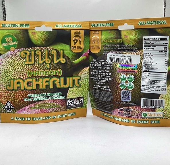 Dee Thai - Edible - Jackfruit - 100mg