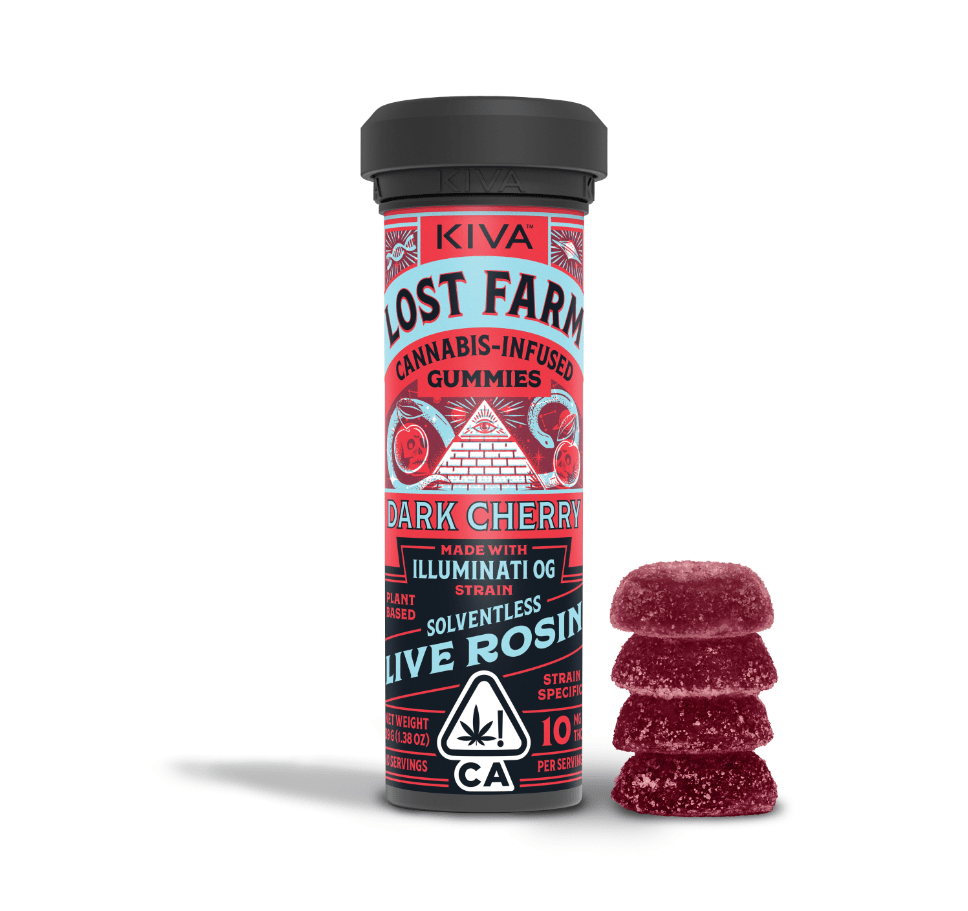 Lost Farm Gummies Dark Cherry 100mg