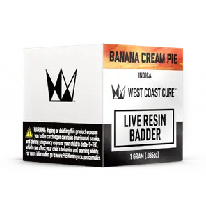 Banana Cream Pie - Live Resin Badder 1.00 g